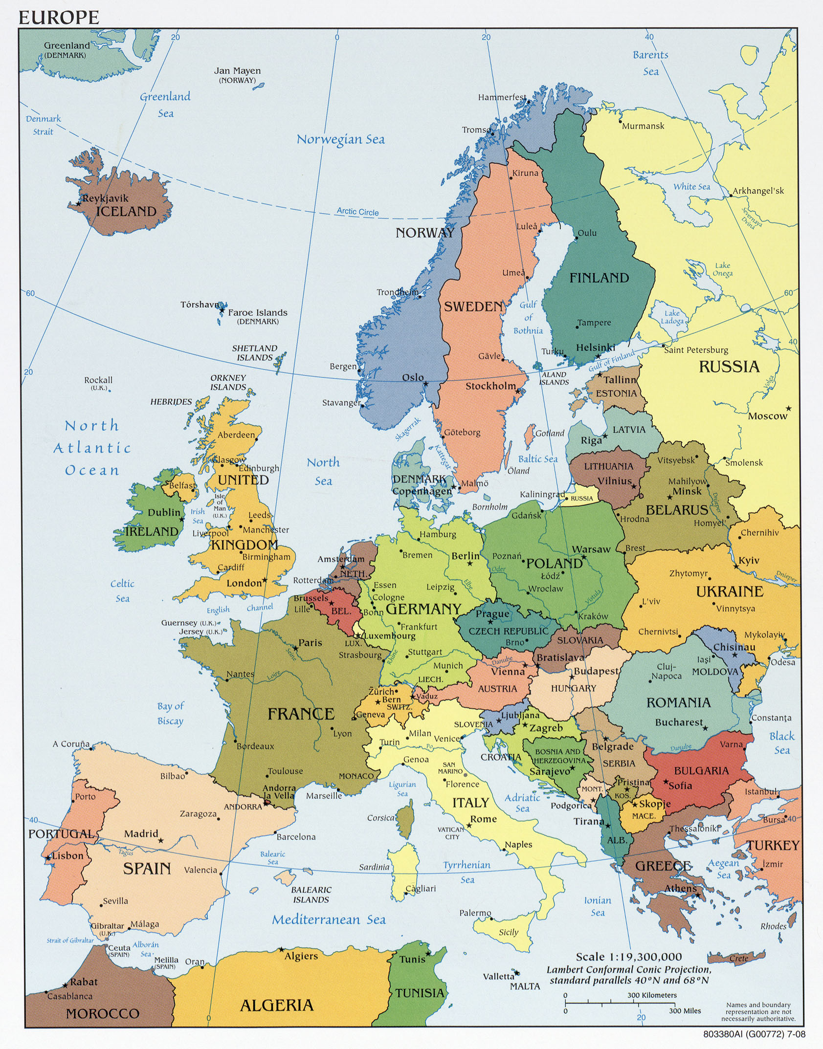 Cartina Politica Europa Cartina Geografica Europa Cartina | Sexiz Pix