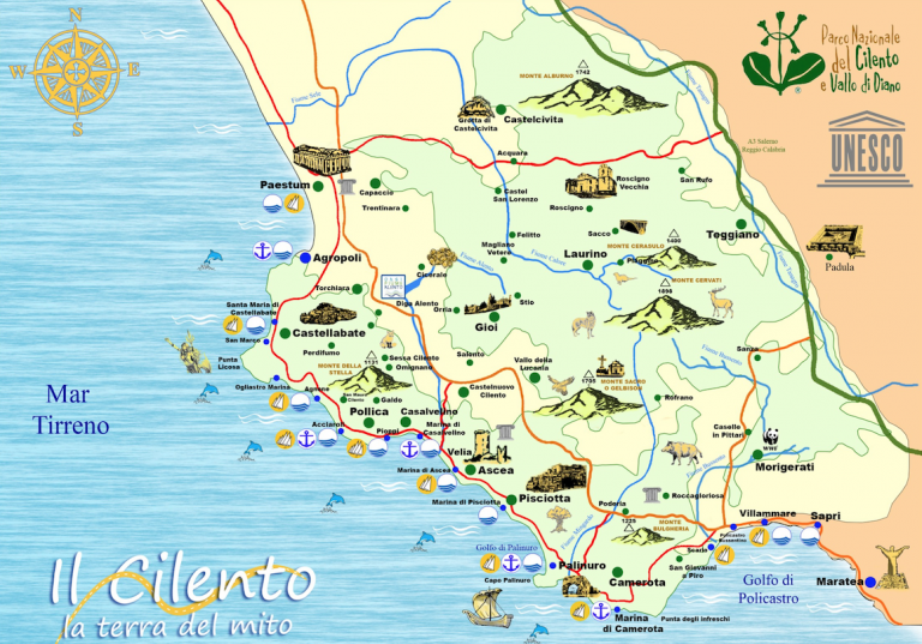 Costa de Cilento qué ver y hacer -Campania  Sur de Italia - Salerno: visita, donde alojarte, como ir - Sur de Italia